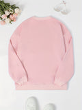 Women's Y2K-Inspired Casual Sweatshirt with Christmas Snowflake Print - Cozy Polyester, Round Neck, Long Sleeve Pullover