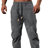 kkboxly  Drawstring Sweatpants Loose Fit Pants Men's Casual Joggers For Men Winter Fall Running Jogging