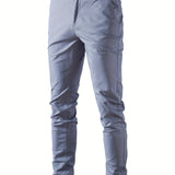 kkboxly  Men's Casual Cotton Slim Pants