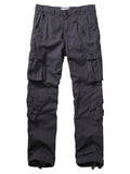 kkboxly AKARMY Men's Casual Cargo Pants Military Army Camo Pants Combat Work Pants With 8 Pockets(No Belt)