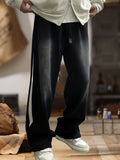 kkboxly  Color Block Chic Daily Men's Loose Comfy Sports Pants With Drawstring, All Seasons Outdoor