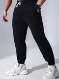 Men's Drawstring Joggers Sweatpants Loose Workout Running Pants With Pockets Streetwear