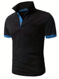 kkboxly  2023 New Men's Casual Short Sleeve Polo Shirts