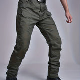 kkboxly Men's Waterproof Tactical Pants Army Users Outside Sports Hiking Pants