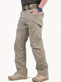 kkboxly  Men's Casual Cargo Pants With Zipper Pockets, Male Joggers For Spring And Fall Outdoor