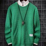 kkboxly  Men's Thermal Casual Knitted Pullover Sweater