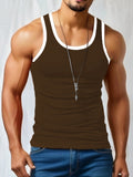 Men's Training Tank Top, Casual Comfy Vest For Summer, Men's Clothing Top Sleeveless Shirt For Gym Workout