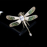 2025 fashion versatile personality wings activity painted corsage temperament pin jacket cardigan dragonfly brooch women