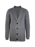 kkboxly  Men's Casual Shawl Collar Cardigan Sweater, Long Sleeve Button Down Cardigan Lightweight Open Front V Neck Sweater