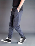 kkboxly Boys Casual Cargo Pants, Elastic Waist Quick Dry Jogger Pants With Pocket, Kids Clothes Outdoor