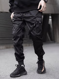 kkboxly Plus Size Men's Cargo Pants Street Style Tactical Pants For Outdoor/workout, Men's Clothing