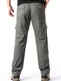 Men's Summer Thin Trousers Cargo Pants Loose Straight Casual Pants For Outdoor Sports