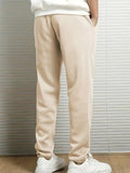 kkboxly  Ty-rex Comfy Drawstring Joggers, Men's Casual Breathable Loose Fit Slightly Stretch Pants For Spring Summer