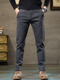 kkboxly  Men's Semi-formal Skinny Pants For Fall Winter Business