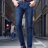 kkboxly  Men's Jeans Straight Leg Slim Fit Casual Jeans