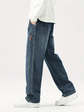 kkboxly Men's Regular Straight Leg Jeans, Casual Street Style Jeans