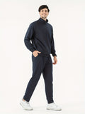 kkboxly  Two Piece Outfits For Men, Men Classic Design Zipper Up Jacket And Sweatpants Drawstring Pants