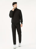 kkboxly  Two Piece Outfits For Men, Men Classic Design Zipper Up Jacket And Sweatpants Drawstring Pants