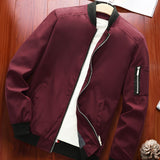 kkboxly  Autumn New Casual Men's Jacket Men's Baseball Jacket Coat