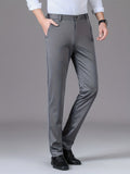 Men's Casual Anti-wrinkle Stretch Trousers For Business Leisure Activities