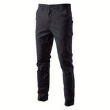 kkboxly  Men's Casual Cotton Slim Pants