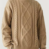 kkboxly  Men's Warm Trendy Knitted Pullover Sweater