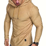 kkboxly  Men's Stylish Casual Thin Long Sleeve Athletic Hoodie