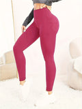 kkboxly  Shape Your Body With These High Waist Yoga Sports Leggings: Slim Fit & Stretchy Bike Pants For Women's Activewear