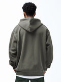 kkboxly  Solid Thermal Men's Hooded Jacket Casual Long Sleeve Hoodies With Zipper Gym Sports Hooded Coat For Fall