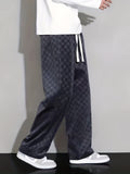 kkboxly  Men's Chic Plaid Casual Pants