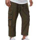 kkboxly  Men's Casual Zipper Pockets Cargo Pants For All Seasons