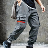 Men's Casual Trendy Street Style Drawstrings Cargo Pants For Holiday