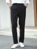 kkboxly  Men's Retro Dress Pants For Fall Winter Business Banquet