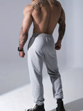 Men's Drawstring Joggers Sweatpants Loose Workout Running Pants With Pockets Streetwear