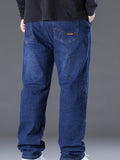 kkboxly  Plus Size Men's Stretch Jeans, Casual Loose Jeans For Big And Tall Guys Best Sellers Gifts, Best Sellers