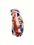 kkboxly Plus Size UK Flag Graphic Print Hooded Sweatshirt For Spring Fall Winter, Men's Clothing