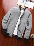 kkboxly  Autumn New Casual Men's Jacket Men's Baseball Jacket Coat