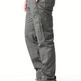 Men's Summer Thin Trousers Cargo Pants Loose Straight Casual Pants For Outdoor Sports