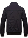 Men's Casual Sports Jacket With Zip Up Pockets