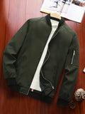 kkboxly  Autumn New Casual Men's Jacket Men's Baseball Jacket Coat