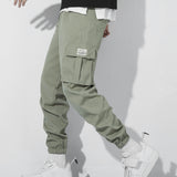 Men's Multi-pocket Cargo Pants, Outdoor Casual Trousers