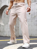 kkboxly  Men's Casual Pants, Waist Drawstring Sports Pants Joggers