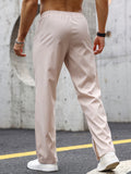 kkboxly  Men's Casual Pants, Waist Drawstring Sports Pants Joggers