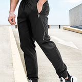 kkboxly Drawstring Loose Fit Pants Men's Casual Joggers For Men Winter Fall Running Jogging