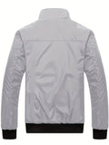 Men's Casual Sports Jacket With Zip Up Pockets