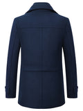 kkboxly  New Wool Coat Men's Business Casual Thick Warm Slim Jacket