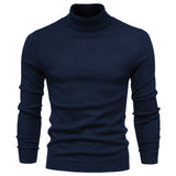 All Match Best Sellers Autumn Winter Pullover Men Solid Turtleneck Sweaters