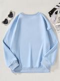 kkboxly  Toddler Girls Pullover Sweatshirt, Fashion Letter Print, Everyday Crew Neck Casual Tops For Kids, All Seasons