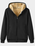 kkboxly  One Size Smaller & Order Size Up, Men's Fleece Sweatshirt Casual Jacket