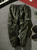 kkboxly  Camouflage Pattern Multi Pocket Cargo Panst, Men's Casual Cotton Joggers Sweatpants For All Seasons